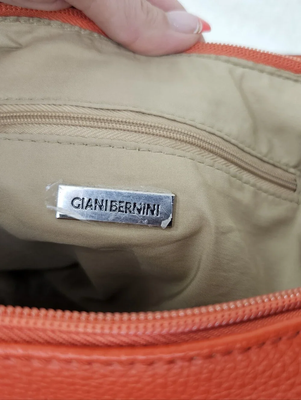 Giani Bernini Pebbled Leather Hobo Bag